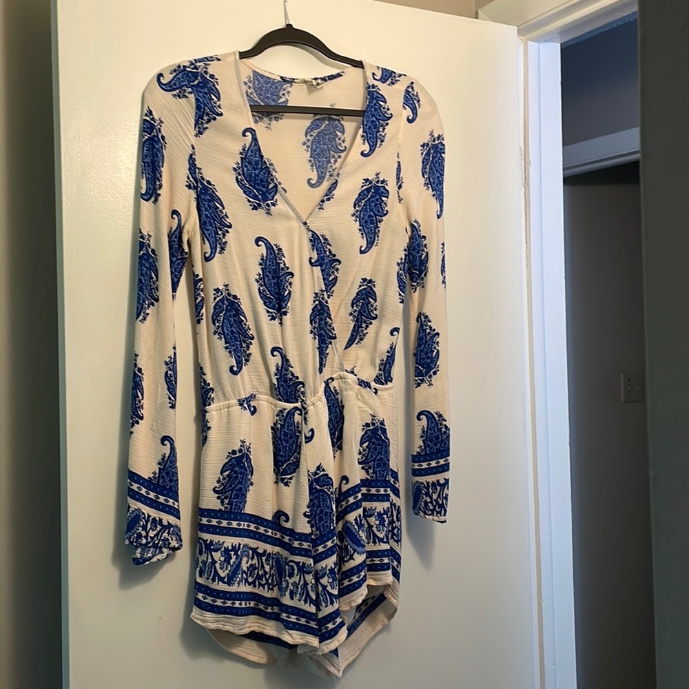 Romper - long sleeve. Lightly worn